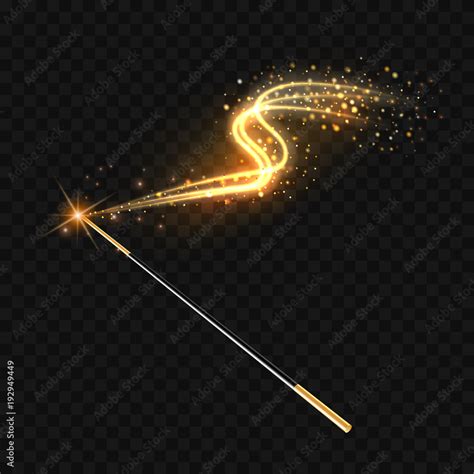 Salmon gold magical wand